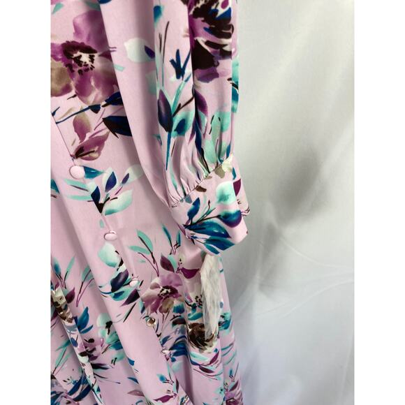 NWT Nanette Lepore Lenore Long Sleeve Floral Dress Size 12 - Picture 4 of 8
